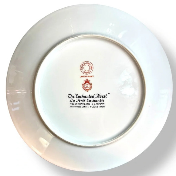 “The Enchanted Forest” Limited Edition French Porcelain - Picture 9 of 10
